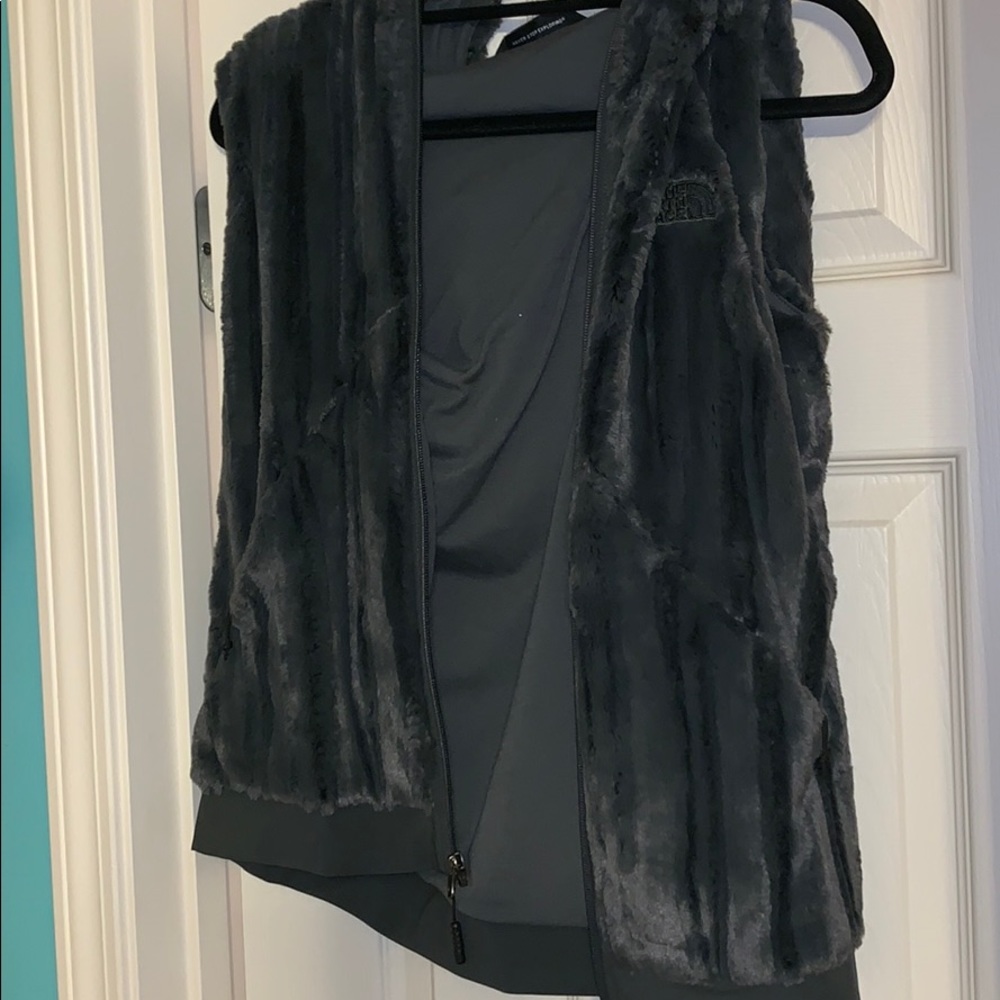The North Face Fuzzy Vest With Hood
